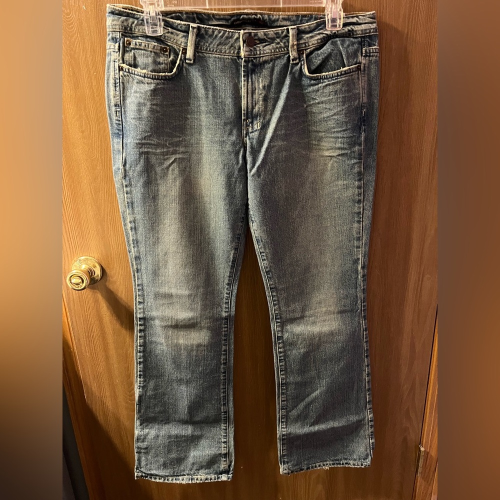 American Eagle Outfitters Boot Cut Jeans - Dark Blue